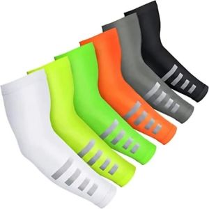2 Chiếc Tay Áo Chống Nắng Mùa Hè Chống Tia UV Phản Quang Giữ Ấm Tay Cho Nữ Nam Bảo Vệ Tay Khi Chơi Thể Thao Đạp Xe Chạy Bộ Ban Đêm