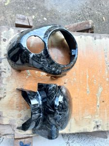 batok depan dan belakang scoopy karbu Karbon forget