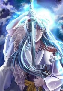 Bandai | Diamond Painting Anime Inuyasha Sesshoumaru Mosaic Handmade Artwork Round/Square Diamonds Exquisite Gift Home Decor