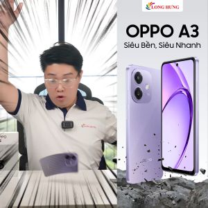 Điện thoại Oppo A3 (6GB/128GB) - Hàng chính hãng - Màn Hình IPS LCD lớn 6.7 inch Hiệu Suất Vượt Trội Camera Chất Lượng Cao