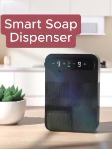 Automatic Foam and Gel Double-head Soap Dispenser Wall Mounted Smart Display Touchless Sensor Foam Dispensers Hand Washer