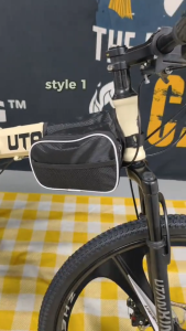 UtanKing™ Bicycle Frame Bag Carrier Beg Basikal Cycling Pouch Mountain Bike Front Beam Bag Storage