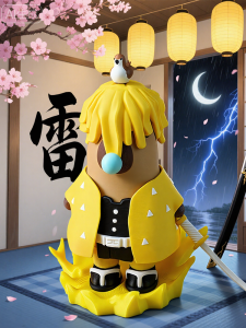 Chara Model Kapa Ghost Slayer Magnet Assembly Toy Collectible Figure Censorship Law Model Kit Static Model for Ages 14+