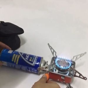 [CAMPINGGO] Mini Camping Gas Stove Cookout Folding Butane Burner Travel Stove Outdoor Cooking Stove Cooker 迷你小方炉