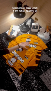 Kaos Anak Distro Laki Laki 3-10 Tahun | Atasan Anak Garfield | Kaos Anak Perempuan Pocket Unicuts / Kaos Anak Murah / Baju Anak / Promo