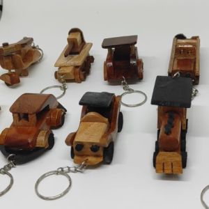 Gantungan Kunci Kayu Alat Transportasi Kendaraan