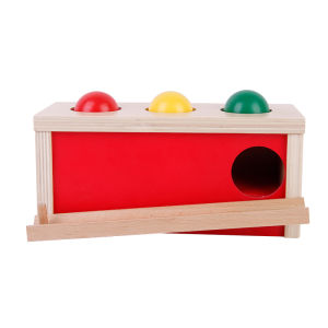 Montessori Early Education Teaching Aids Baby 0-1 Year Old Textile Drum Montessori Benefit Intelligence Toys Object Constancy Box