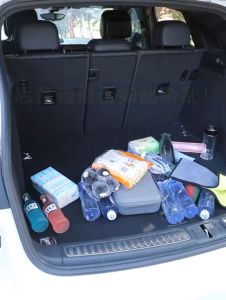 {24h local delivery} Car trunk storage box high-grade leather material foldable car storage box car interior supplies