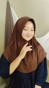 Jilbab Bergo Hamidah Jersey ukuran medium
