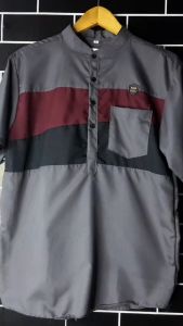 Baju Koko Kurta Kombinasi Viral Full Katun