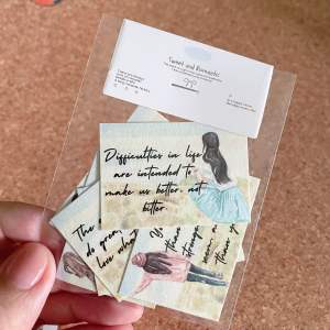 [6pc Stickers pack]Positive vibes sticker/ motivation sticker / scrapbook