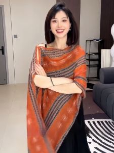 New Summer Vacation Ethnic Style Desert Northwest Xinjiang Beach Grassland Thin Travel Sun Protection Shawl Chinese Style