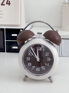 ✔พร้อมส่ง นาฬิกาปลุก นาฬิกาปลุกตั้งโต๊ะ นาฬิกาตั้งโต๊ะมินิมอล ดัง มีไฟ เสียงกระดิ่ง รุ่น คลาสสิก สไตล์วินเทจ Alarm clock