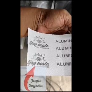 Tjap Mata Amplas Kain Roll 10cm x 50mtr Putih Anti Status Coated 4\"