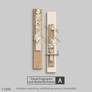 RUIBAHAO | Wooden Cream Style 3D Relief Wall Art Picture