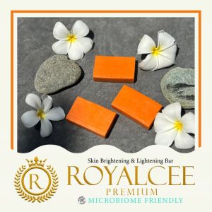 Royalcee Premium Skin Lightening & Brightening Microbiome Friendly Soap Bar