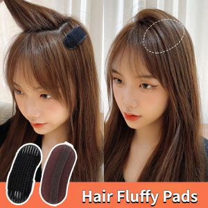 2Pcs/Set Invisible Fluffy Sponge Hair Clip Base Puff Cushion Hair Clips Bun Hair Styling Tool Women Hair Accessory