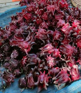 กระเจี๊ยบแดงซูดาน ปลูกแบบธรรมชาติ ตากแห้งธรรมชาติ จำนวน 1 กิโลกรัม