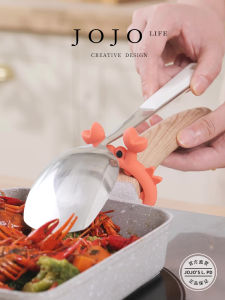 Silicone Kitchen Utensil Holder Mr. Grocery Soup Spoon Anti-Oil Drainage Home Use Cooking Tool in Foil Packaging