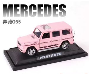 Toyota Alphard & Mercedes Benz Big -G Models Sound and LightCar Toys Collection Can Open The Upgraded Spring Door