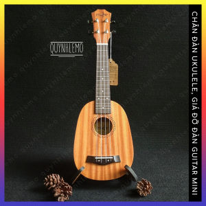 Chân đàn ukulele bằng gỗ lắp ghép có đệm sốp chống trầy giá đỡ đàn guitar mini guitarlele nhỏ tiện dụng.