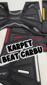 KARPET MOTOR HONDA BEAT CARBU 2008-2012 ALAS KAKI BEAT KARBU ANTI SLIP