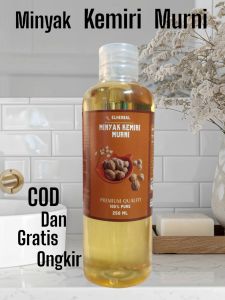 ELHERBAL MINYAK KEMIRI GOLD/MINYAK KEMIRI MURNI 250ML FLIP