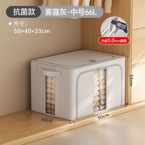 Large Capacity Thickened Foldable Cotton Linen Clothing Storage Box Mountain Pineapple Brand Household Organizer Box for Closet