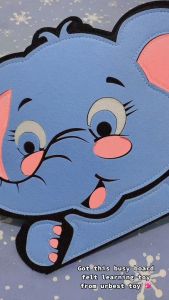 Early educational cute busy Board felt board for baby and kid
