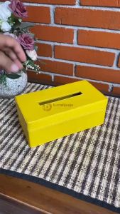 [PROMO] Kotak Tisu Tempat Tissue Box Tisu Vinyl Kulit Sintetis Ukuran Besar Kerajianan Jogja