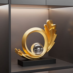 1pc Collectible figurine a modern minimalist decoration that brings prosperity and good fortune suitable for a wine cabinet luxurious high-end living room entrance hall or office offering a sophisticated and classy feel. It is a perfect gift for ...