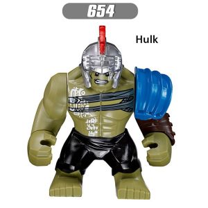 Marvel movies Mobile humanoid building blocks Mini dolls Venom Massacre Hulk statue Puzzle toys childrens birthday gifts