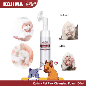 KOJIMA Pet Foot Cleaning Foam Paw Foot Cleaner Foam Dry Dog Cat Shampoo (150ml)