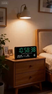 2026 NEW 11-inch LED digital screen clock with multi-functional display and alarm clock desktop