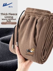 Warrior | Mens Winter Fleece Lined Corduroy American Casual Loose Pants