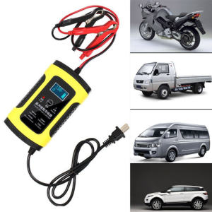 Automatic Car Battery Charger Motorcycle and Car Battery Fast Charger Power Digital Lcd Display Heavy Duty Battery Charger 12v 24v 200W Original Fast Charging Automatic