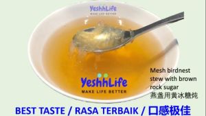 YESHHLIFE PREMIUM Grade A Stripe Shape Edible Birds Nest 38g Natural Fresh Forest Cave Bird Nest Rich Nutrition for Skin Care Beauty Healthy Immunity