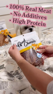 Pet Treats Chicken Duck Jerky 100g | Dog Cat Snack Natural Meat Slice High Protein Training Reward