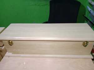 KOTAK KAYU TEMPAT PENYIMPANAN SERBAGUNA DENGAN UKURAN 40×10×10 NATURAL