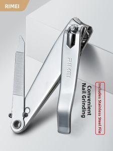 Large Flat Edge Nail Clippers for Feet Adult Use RIMEI