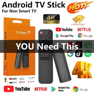 Portable Android Media Player: TV Stick 4K Streaming Media 8GB & 128GB Multi-Language