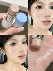 Get Glasslike Skin with Gel High-Intensity Highlighter Pen Moisturous Glow Enhance Cheekbones And Brighten Under-Eye Area