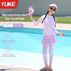 Yuke | Đồ Bơi Dài Tay Dài Quần Cho Bé Gái Tập Nghiệp