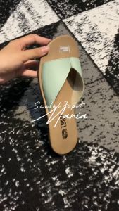 MARIA 3LOOK Sandal Kulit Wanita Terbaru 2024 Sendal Wanita Dewasa Selop Jepit Flip Flop