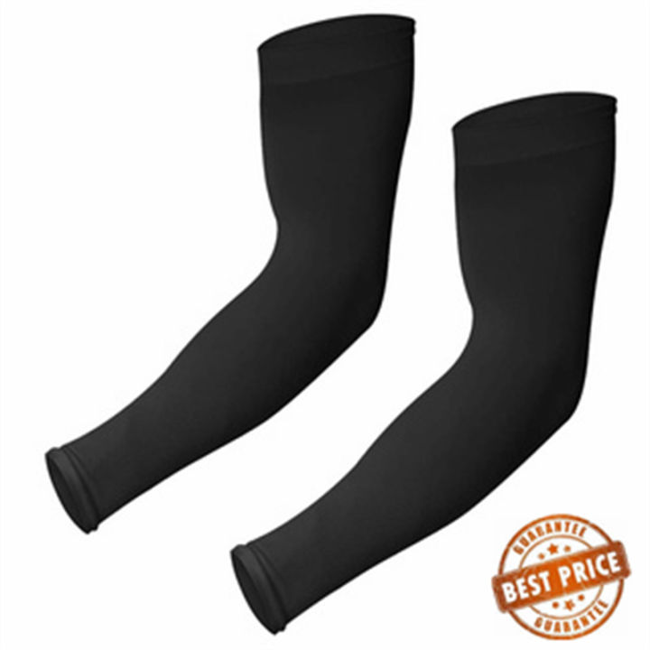 BTS🥇Unisex Cooling Plain Arm Sleeves Cover Cycling Running UV Sun