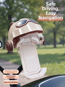 Shockproof & Anti-shake Motorcycle Phone Holder for Delivery Riders with Navigation Function