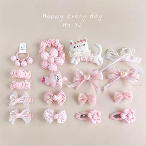 WAMEN | Sweet Pink Bow Hair Clip For Baby Girl Non Damage Hair