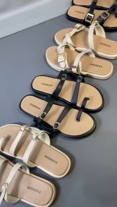 SANDAL SYAILA SANDAL WANITA WEDGES STYLE KOREA KEKINIAN TERBARU FASHION 37-40