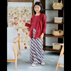 KEBAYA ADAT JAWA LURIK SETELAN KEBAYA LURIK PEREMPUAN