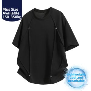 BINHANG | Plus Size Mens Fashionable Breathable Cooling Shirt